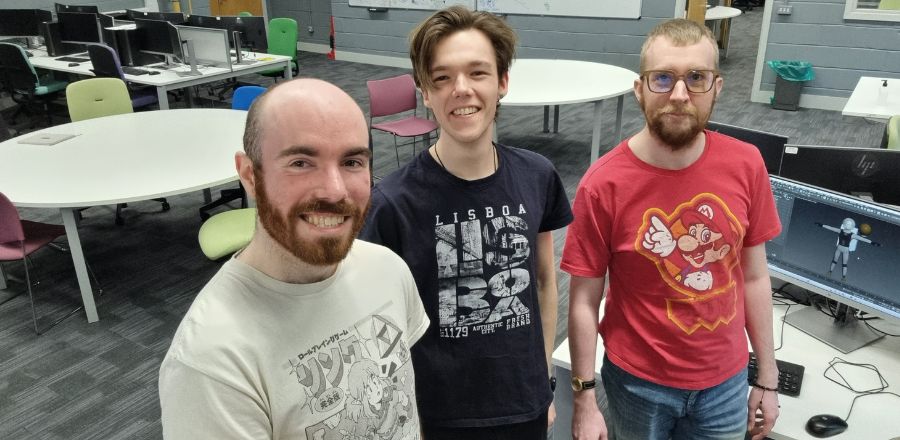 pic of team Hell Yeah, (Left to Right) Jamie Caldwell, Lewis Ford and David Hunter